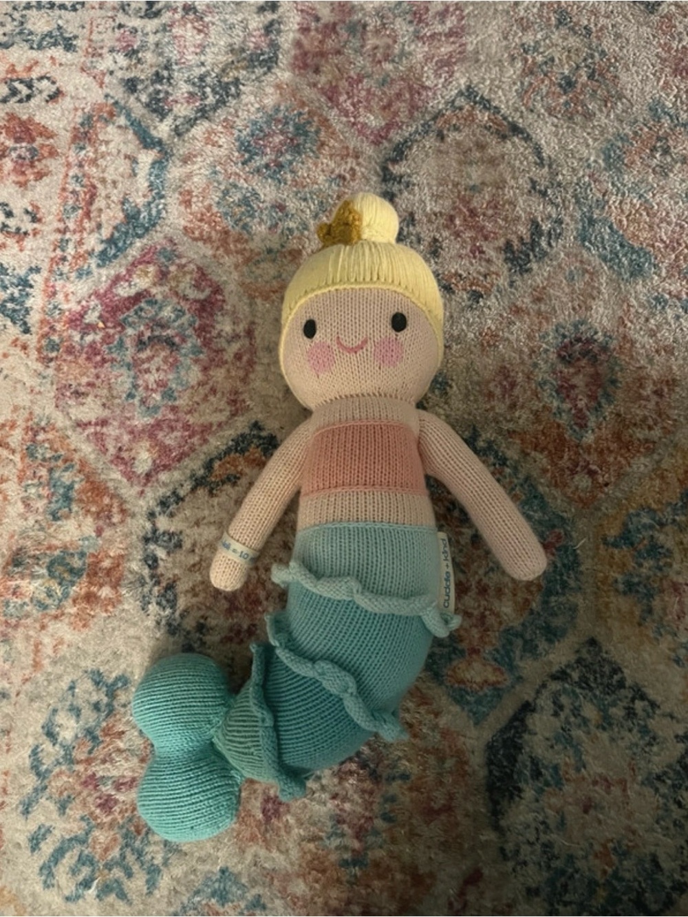 Cuddle + Kind Skye Mermaid 15” Blonde Plush Doll